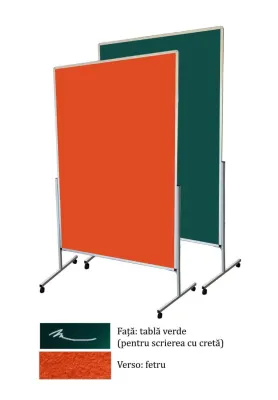 Panou/Perete despartitor multifunctional Verde/Oranj(1800x1250mm)