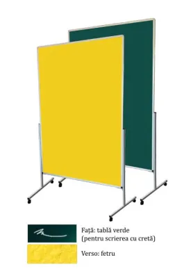 Panou/Perete despartitor multifunctional Verde/Galben(1800x1250mm)