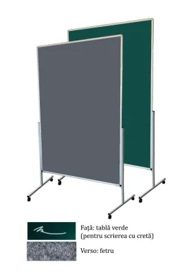 Panou/Perete despartitor multifunctional Verde/Gri(1800x1250mm)