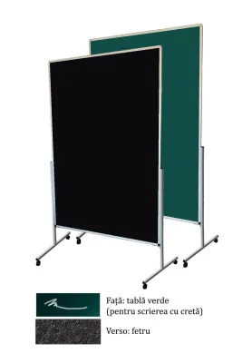 Panou/Perete despartitor multifunctional Verde/Negru(2100x1250mm)