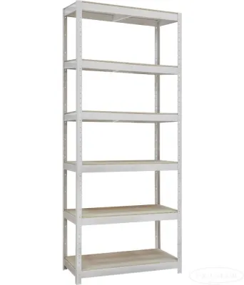 Raft metalic cu 6 polite din PAL, ranforsat, 920x460xh2280