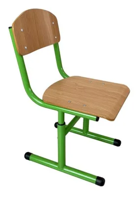 Scaun scolar, cu inaltimea reglabila (300-420mm, HPL)