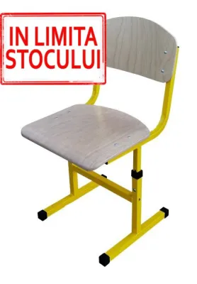 Scaun scolar model 90293FG, inaltime reglabila (teava patrata)