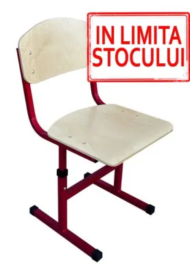 Scaun scolar model 90293FR, inaltime reglabila (teava patrata)