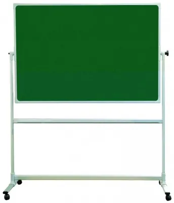 Tabla scolara monobloc verde pe suport mobil 1700X1000 mm