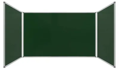 Tabla scolara triptica verde, magnetica (2000X1200/4000mm)